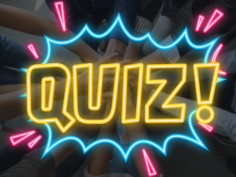 People participating in corporate quiz competitions